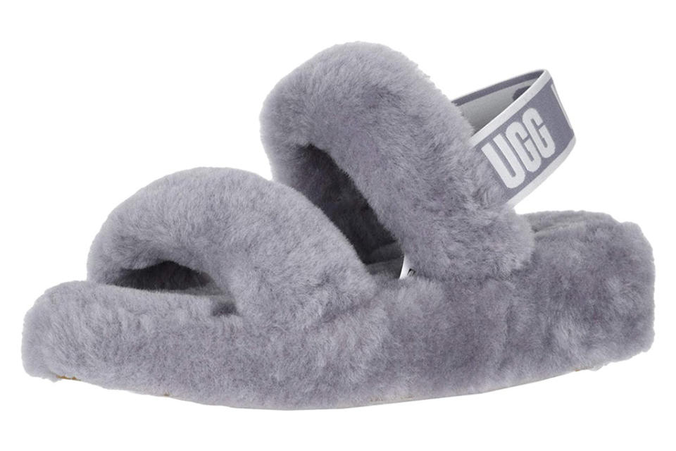 slippers, fuzzy, ugg