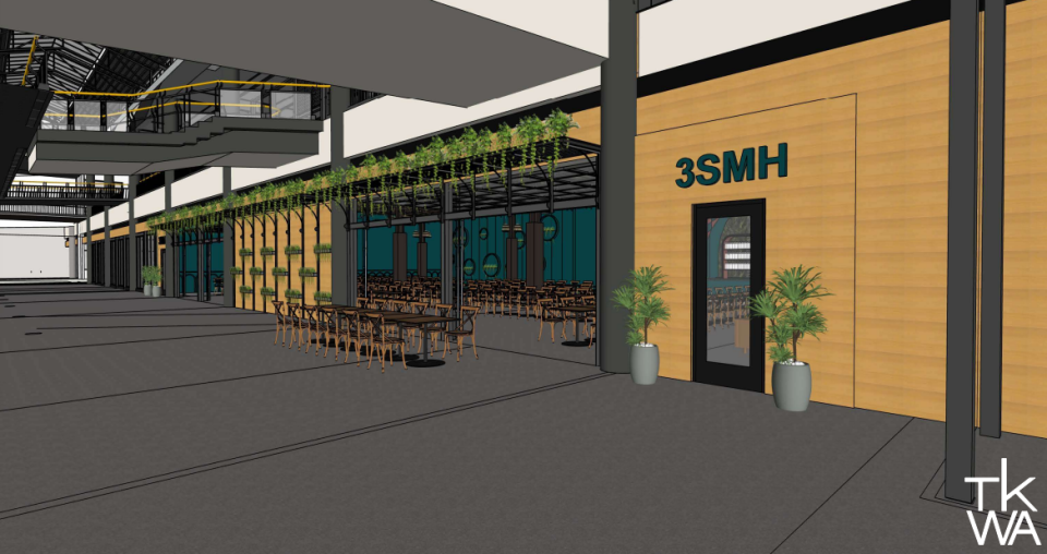 3rd Street Market Hall is adding an events venue in former Grand Avenue retail space between the food hall and North Second Street.