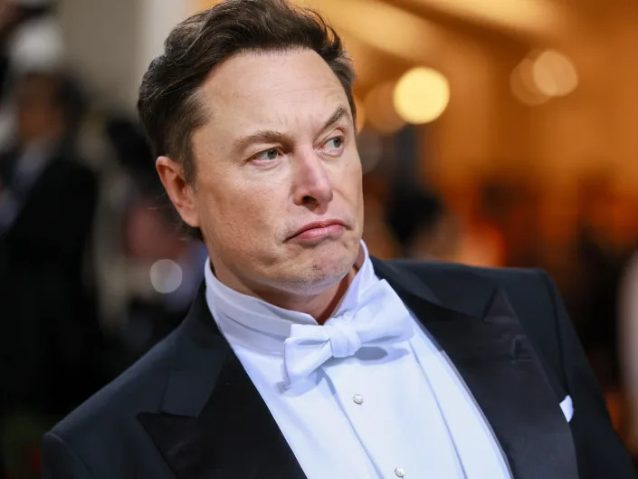 Elon Musk attends The 2022 Met Gala Celebrating 