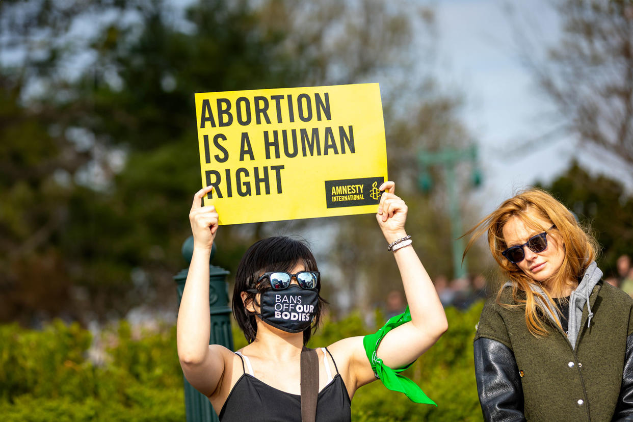 Pro-choice Protester Demonstrator Michael Nigro/Pacific Press/LightRocket via Getty Images