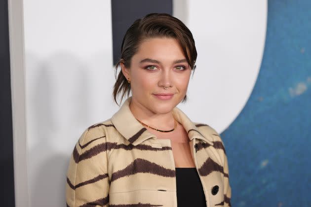 Florence Pugh attends the world premiere of Netflix's 