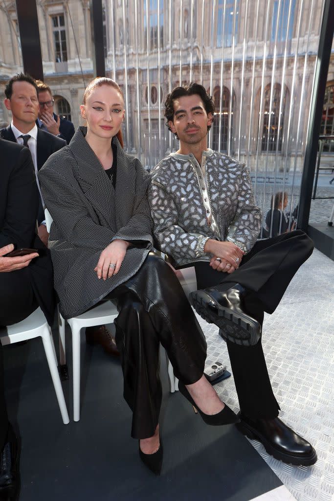 louis vuitton front row paris fashion week womenswear springsummer 2023