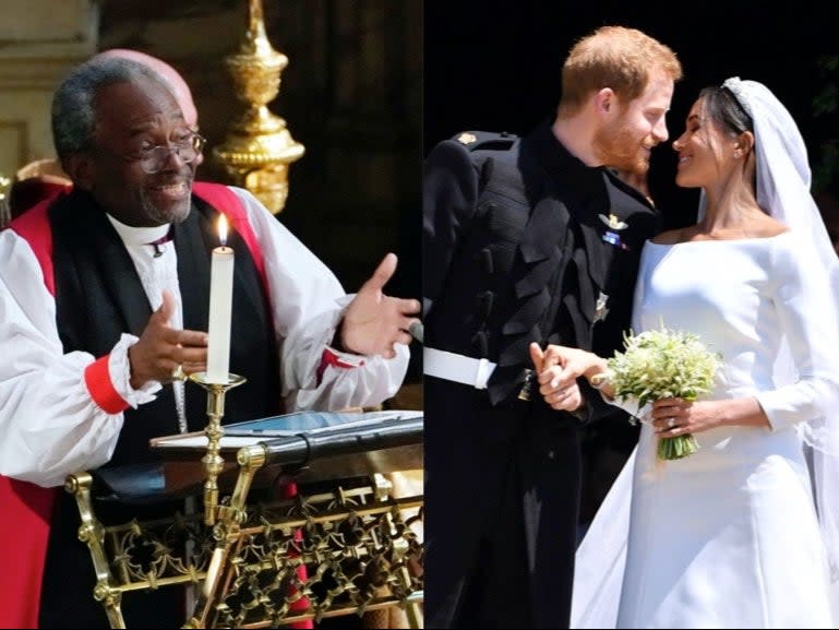 Bishop Michael Curry says he heard 'voices' of slaves at royal wedding  (Getty)