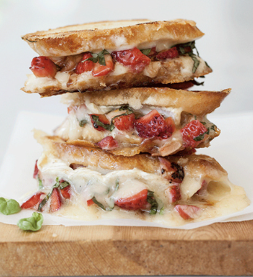 We know, it sounds weird, but trust us: You won't be sorry. Recipe: Strawberry Bruschetta Grilled Cheese