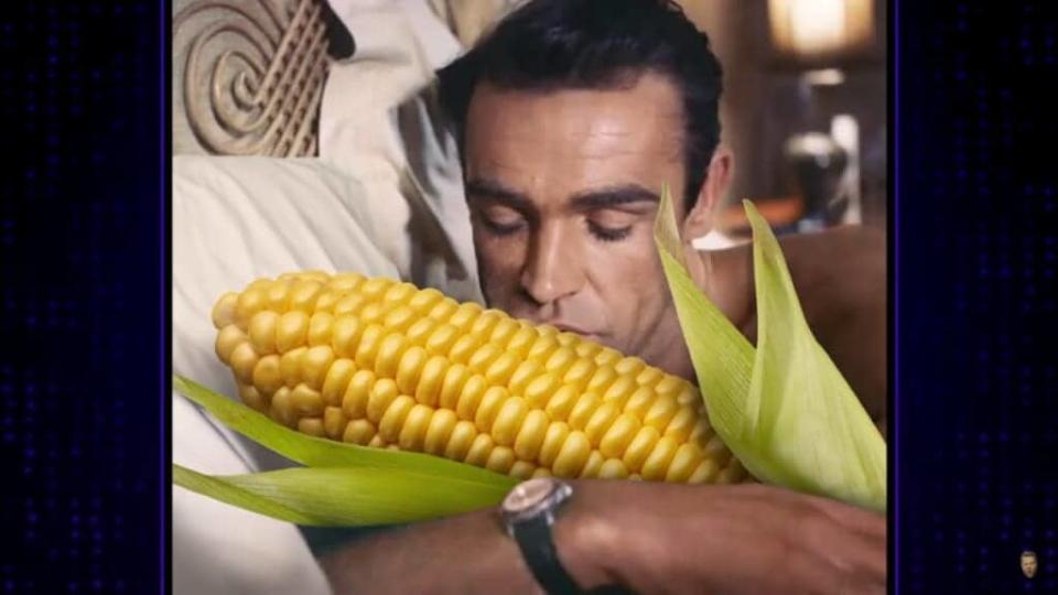 James Corden Sean Connery Corn