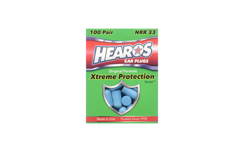 Best for Noise-cancelling: Hearos Xtreme 100 Pair Foam Earplugs