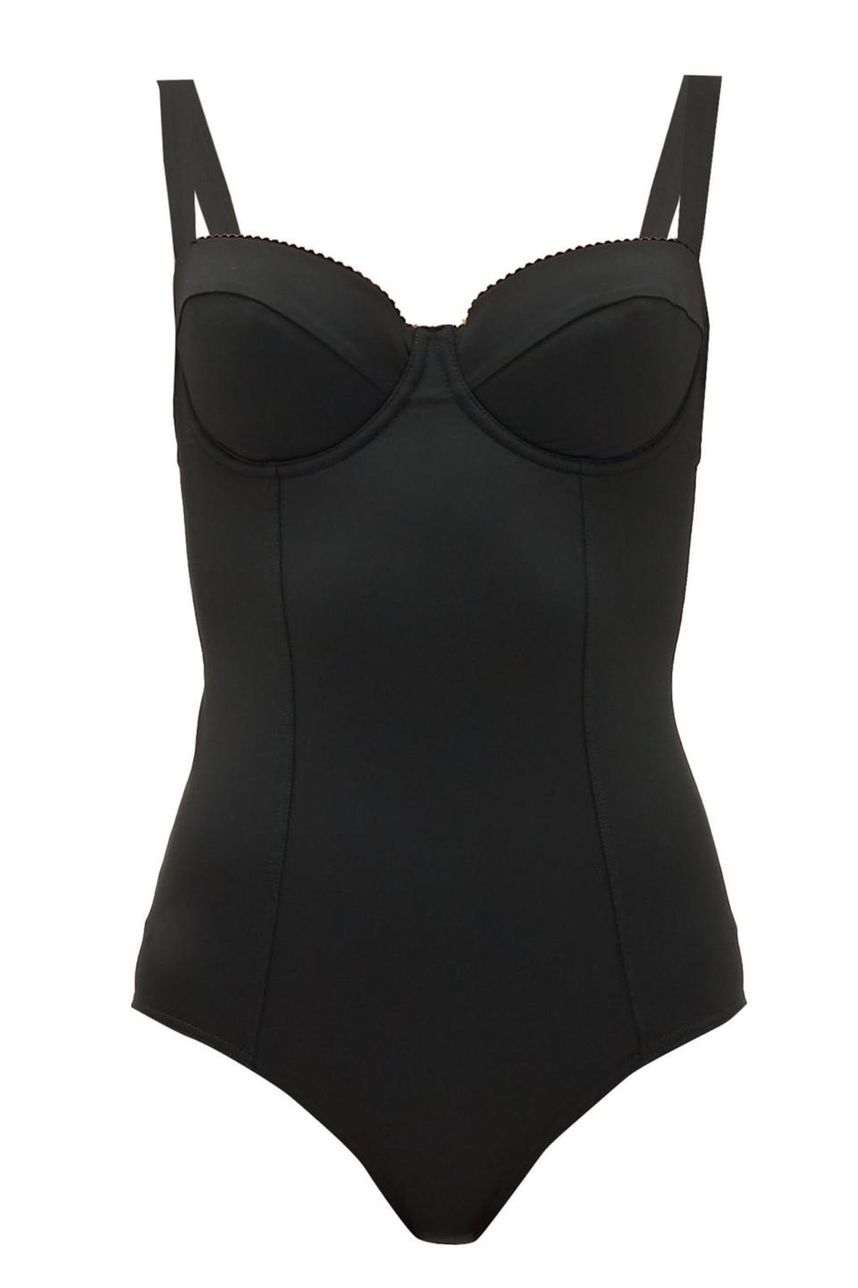 Noir Balconette One-Piece