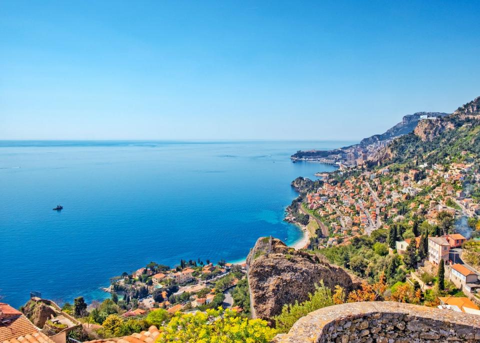 A view over the coast at Roquebrune-Cap-Martin (Getty Images/iStockphoto)