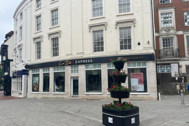 Restaurant in Reading town centre undergoing conversion into