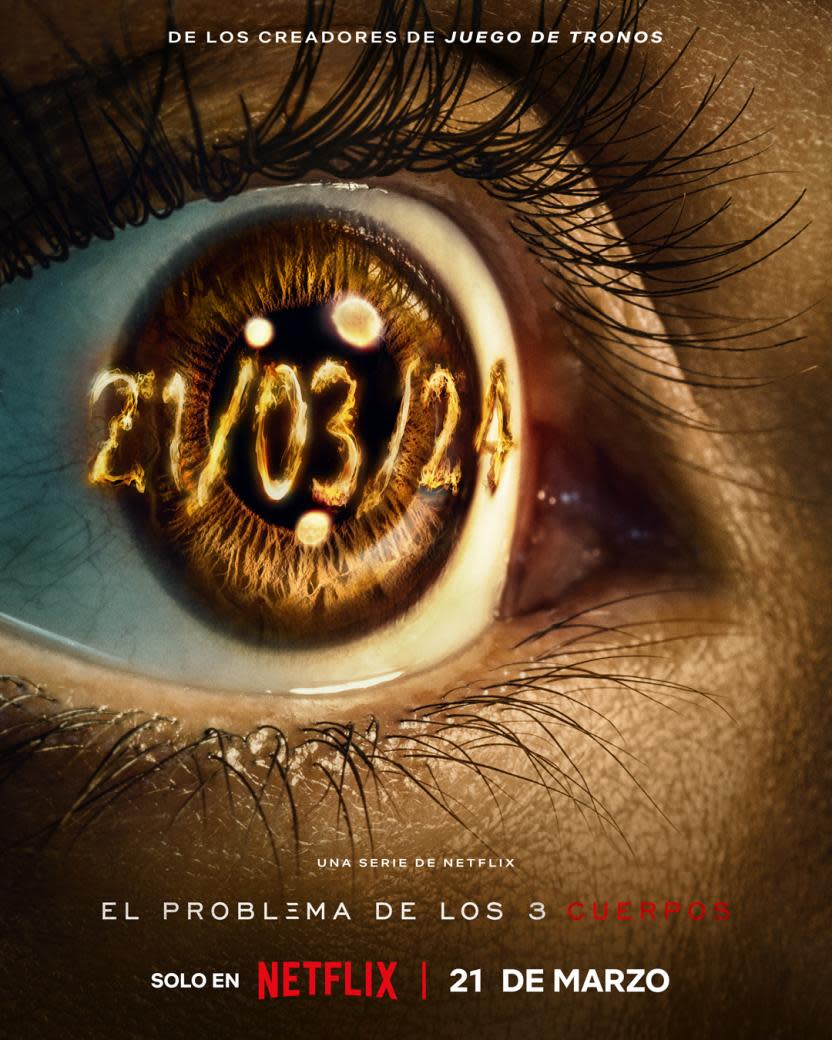 Póster de 'El problema de los 3 Cuerpos'. (Crédito: Netflix)