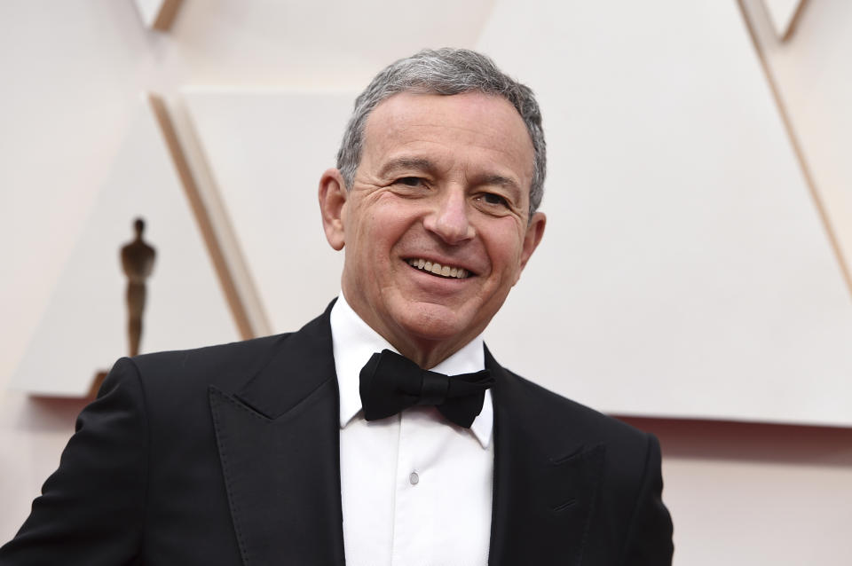 Bob Iger en la ceremonia de los Oscar, el 9 de febrero de 2020 (Jordan Strauss/Invision/AP)