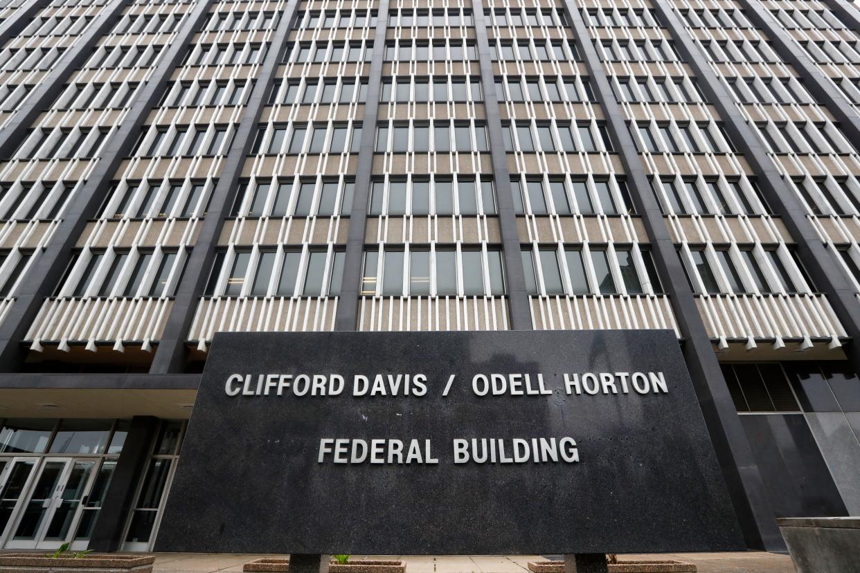 Clifford Davis-Odell Horton Federal Building in Memphis Wednesday, March 25, 2020. 