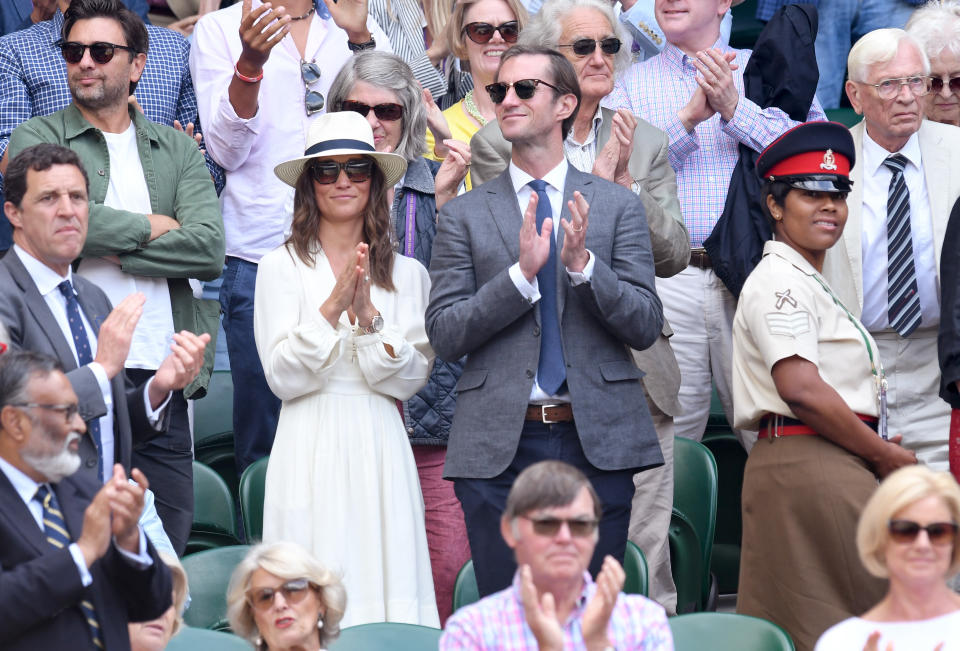 Celebrities Attend Wimbledon