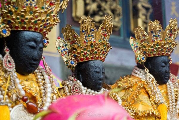 半天岩紫雲寺觀音菩薩大、二、三媽。（圖／翻攝自蓬萊聖地清水祖師廟粉專）