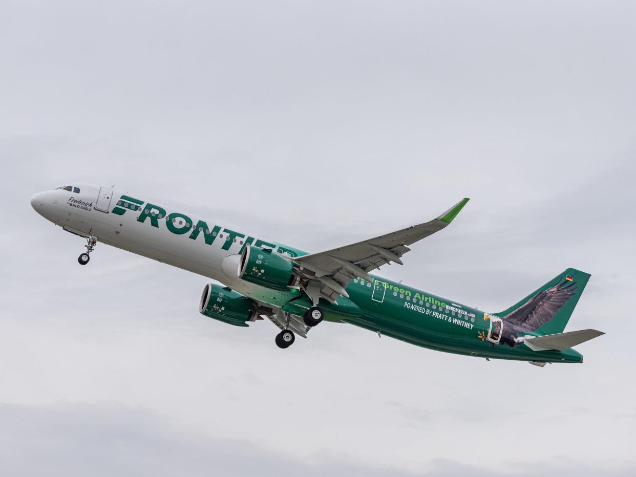 Frontier Airlines' first A321neo.