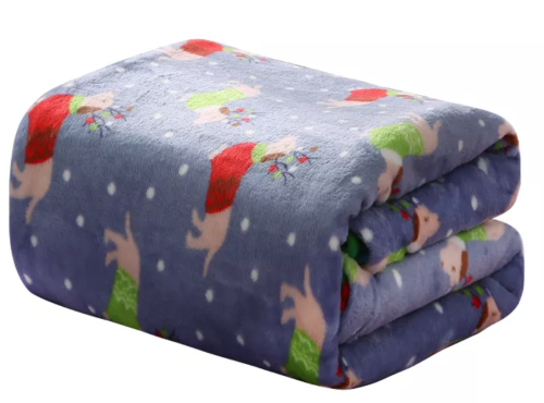 Christmas Festive Microplush Blanket