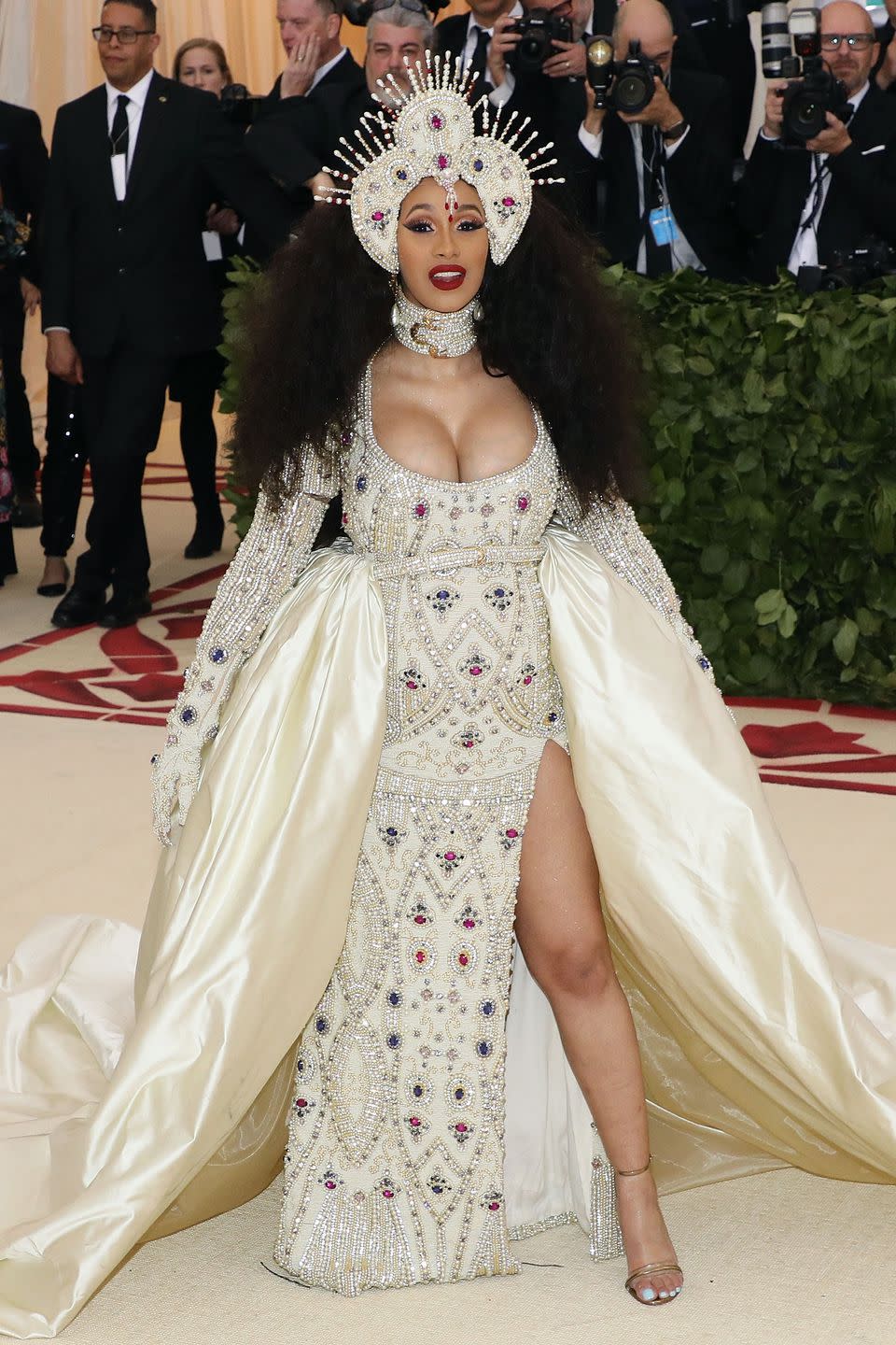 Cardi B at the Met Gala in 2018