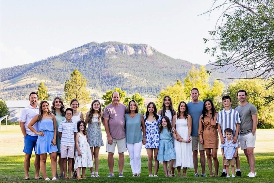 Fifty years after Loren Oelkers was saved from drowning at Canyon Ferry Lake, he and his wife, Maureen's, family includes three grown children and 10 grandchildren.
Today, Loren and Maureen Oelkers (center) live in Helena.