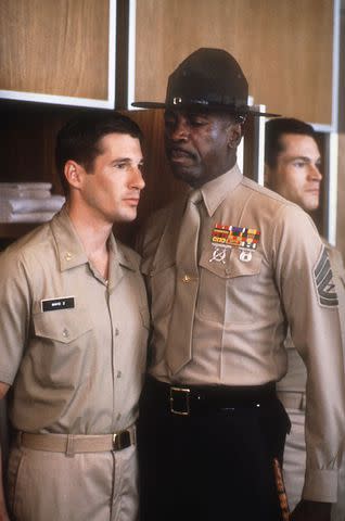 <p>Paramount/courtesy Everett Collection</p> Richard Gere and Louis Gossett, Jr.