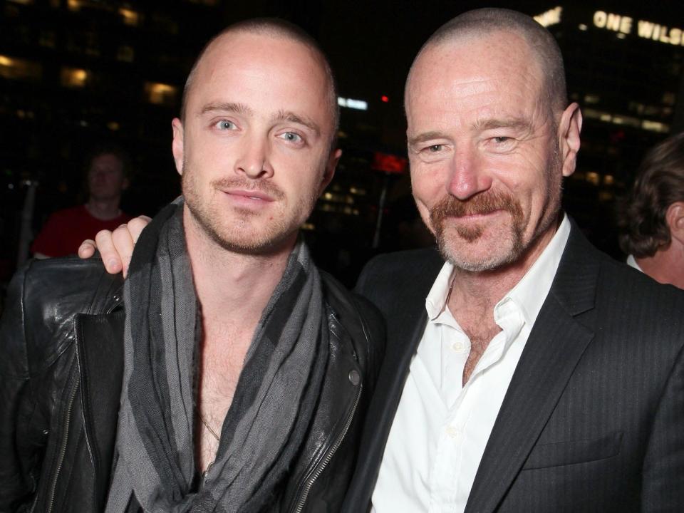 aaron paul bryan cranston june 2011