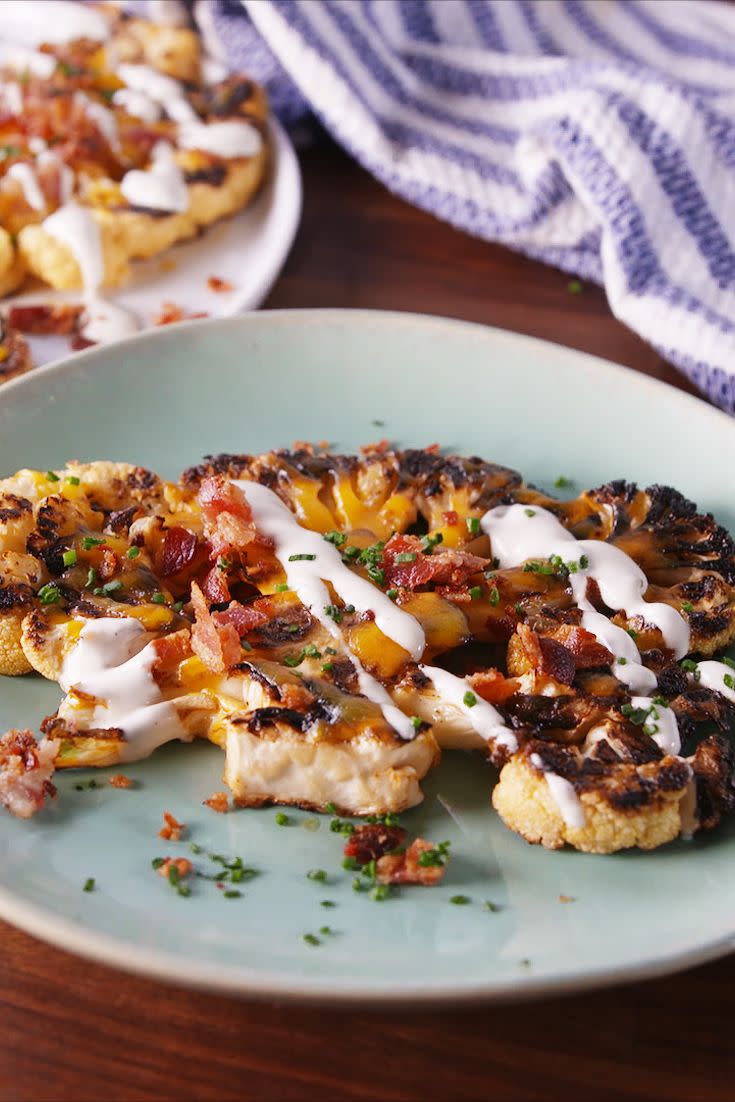 Loaded Grilled Cauliflower