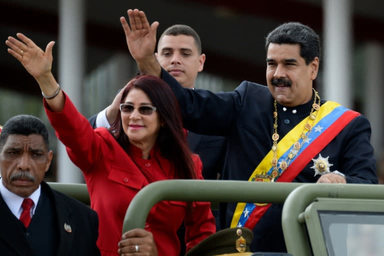 Venezuelan First Lady Cilia Flores was dubbed "the first combatant" rather than "first lady" by the president when they finally married in 2013, after two decades together