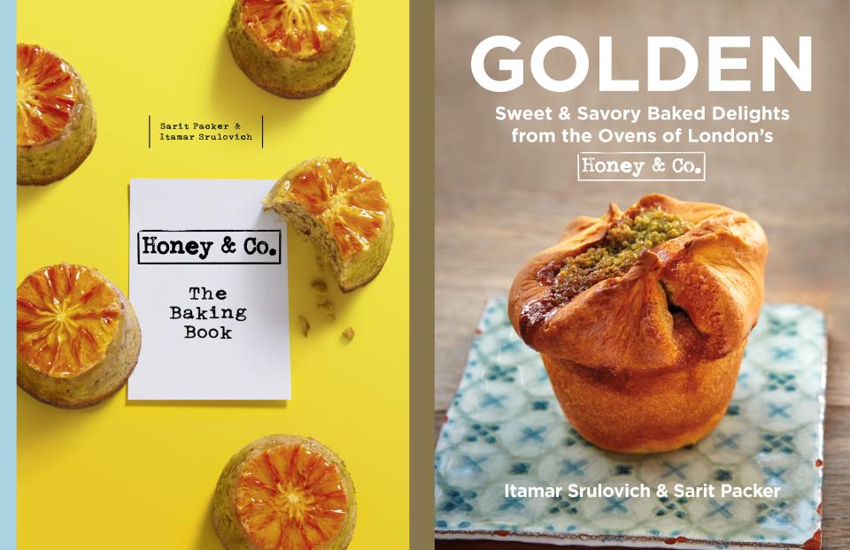 <h1 class="title">Honey & Co. UK v US - INSET</h1><cite class="credit">Images courtesy of Headline Publishing Group (U.K.) and Little, Brown and Company (U.S.)</cite>