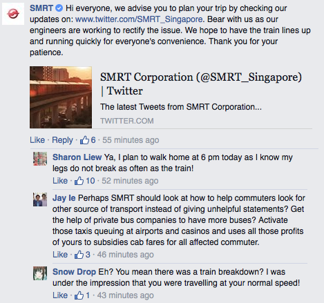 Image Credit: SMRT's Facebook page
