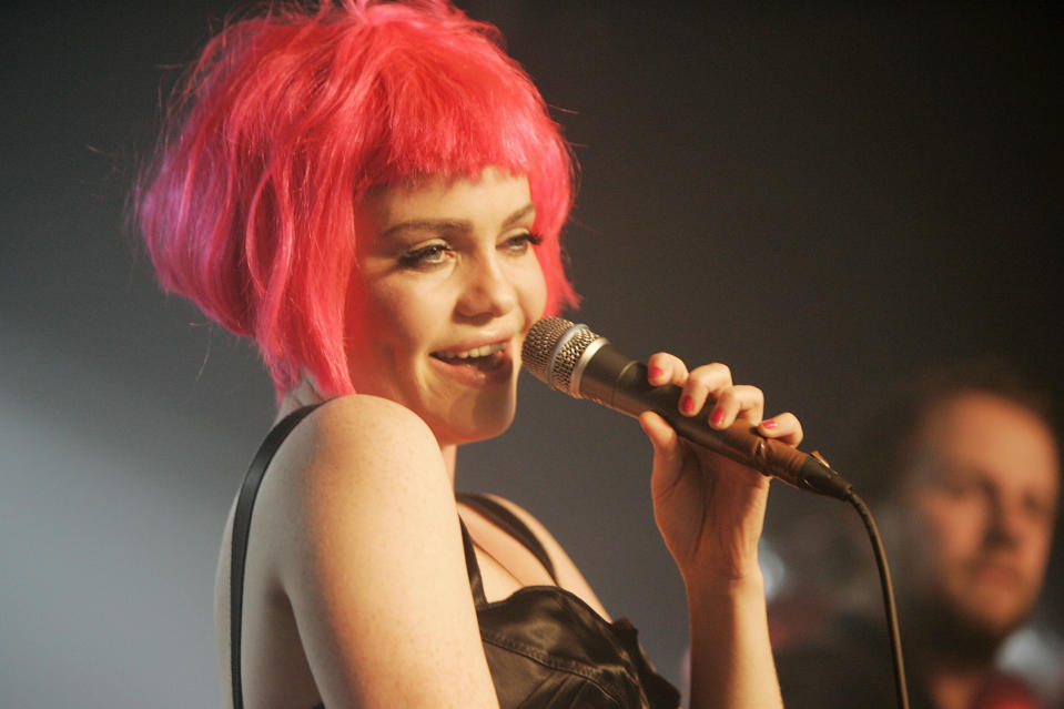 Duffy performs live on stage at G-A-Y Heaven on Valentine's night in London.