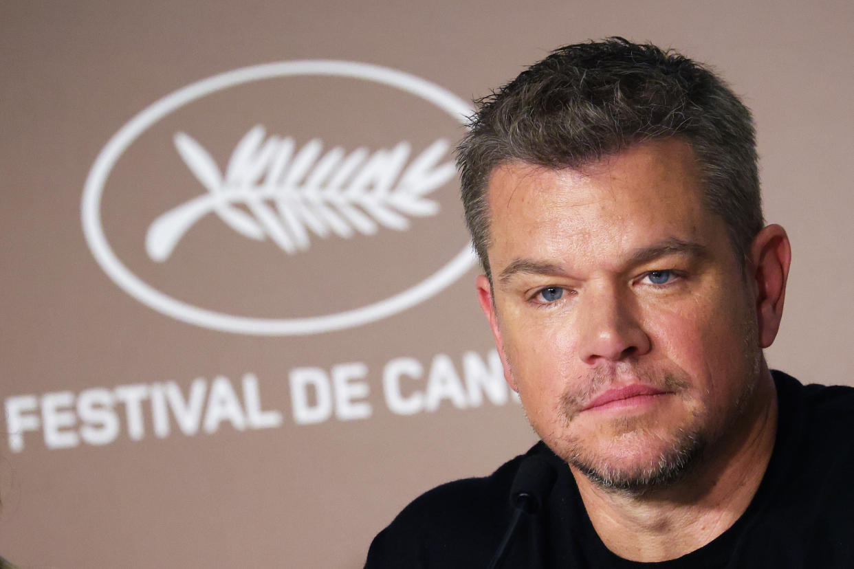 Matt Damon says he stands 