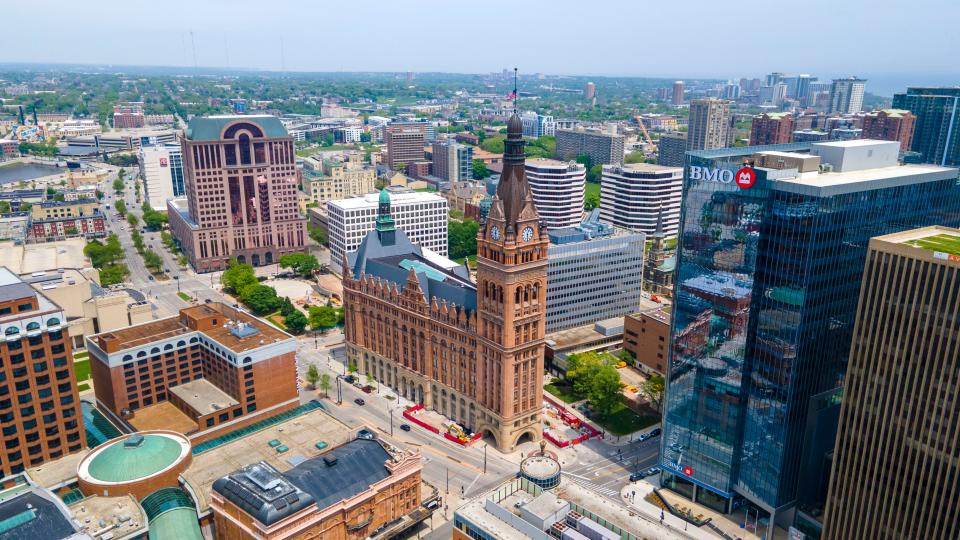 Milwaukee City Hall in Milwaukee on Sunday, May 29, 2022.