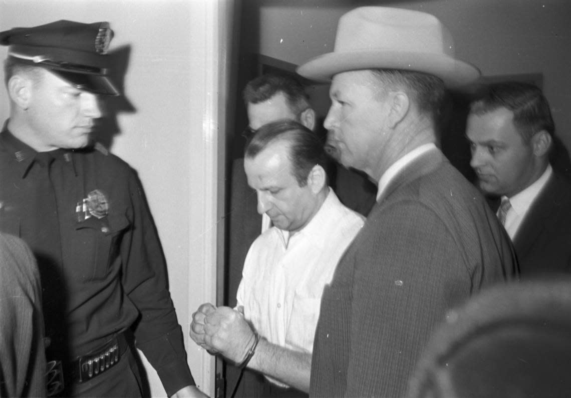 Nov. 24, 1963: Jack Ruby in police custody for shooting Lee Harvey Oswald