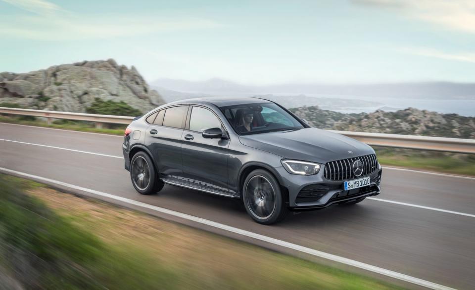 <p>2020 Mercedes-AMG GLC43 coupe</p>