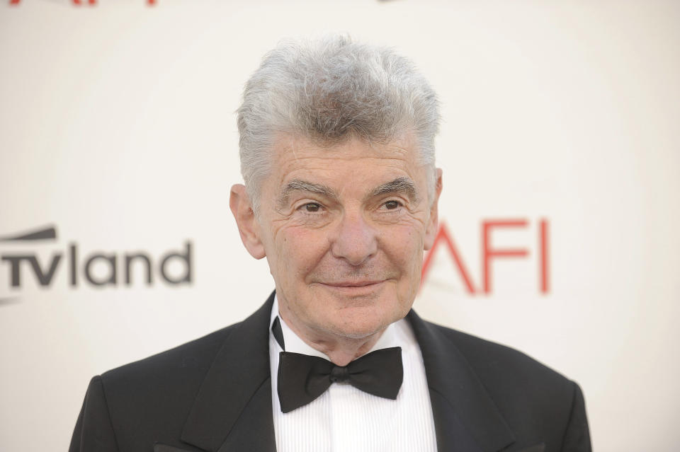 FILE - Richard Benjamin arrives at the AFI Life Achievement Award Honoring Shirley MacLaine in Culver City, Calif., on June 7, 2012. Benjamin appears in the 1982 film "My Favorite Year," which is celebrating its 40th anniversary. (Photo by Jordan Strauss/Invision/AP, File)