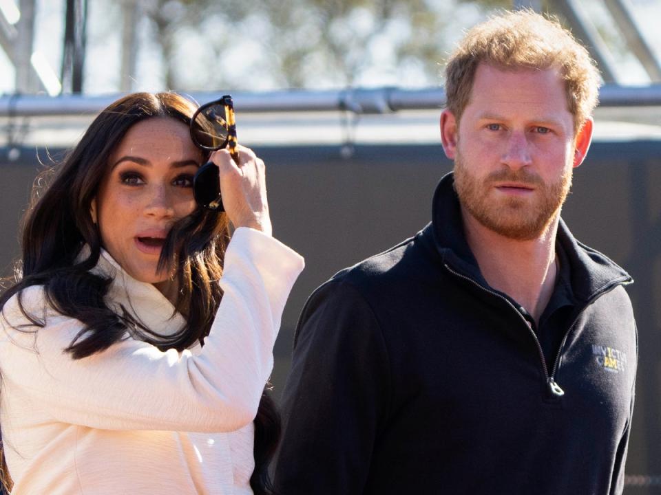 Prince Harry and Meghan Markle have been asked to vacate Frogmore Cottage (AP Photo/Peter Dejong)