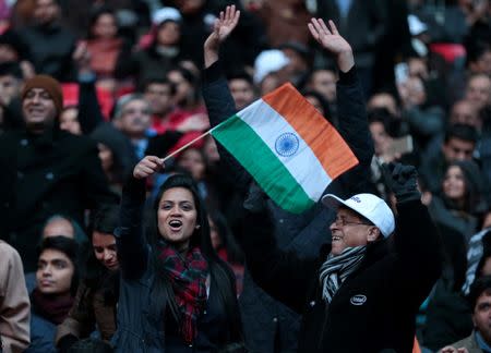 People watch an event at Wembley Stadium attended by India's Prime Minister Narendra Modi, in London, November 13, 2015. REUTERS/Suzanne Plunkett