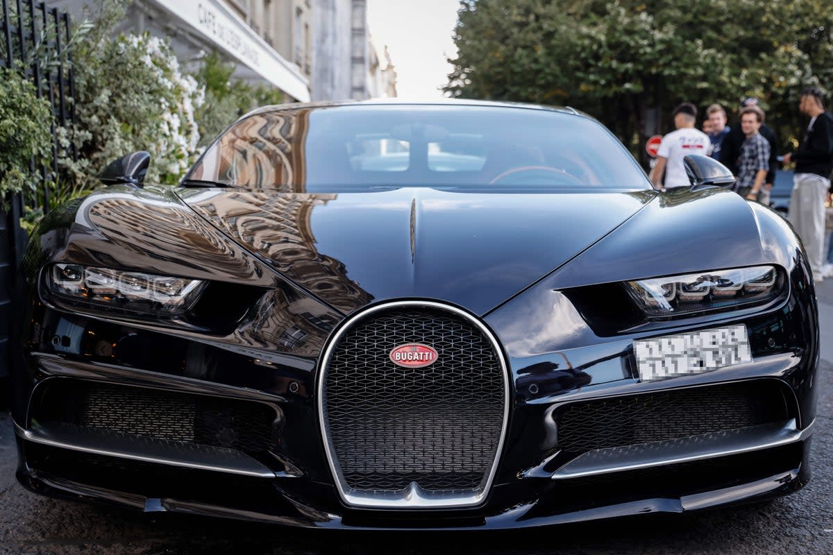 Tate taunted Thunberg with a similar model of Bugatti Chiron as the one pictured (AFP/Getty)
