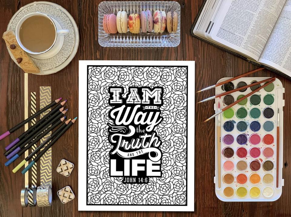 20 Bible Verse Coloring Pages and Books for Relaxing and Reflecting