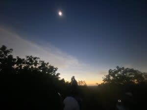 Pinnacle Mountain State Park solar eclipse