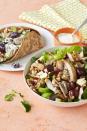 <p>This classic chicken salad has fresh, colorful ingredients like grapes and apples that add a surprising element to keep this salad interesting. </p><p><em><a href="https://www.womansday.com/food-recipes/a24221782/waldorf-salad-recipe/" rel="nofollow noopener" target="_blank" data-ylk="slk:Get the Waldorf Salad recipe.;elm:context_link;itc:0;sec:content-canvas" class="link ">Get the Waldorf Salad recipe. </a></em></p>