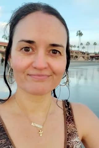 <p>Danica McKellar/Instagram</p> Danica McKellar encourages people to “jump in that cold ocean” on Instagram.