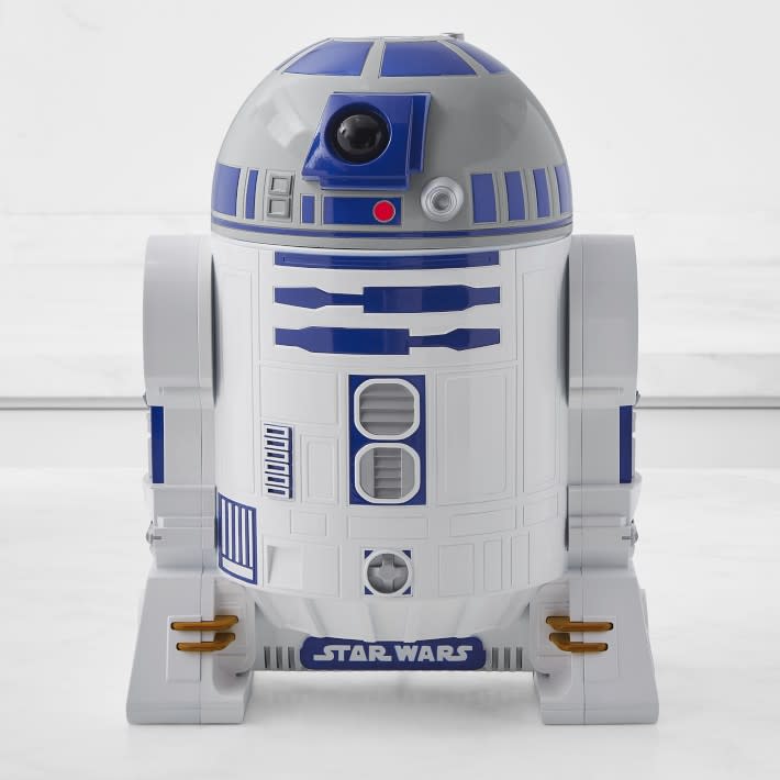 <p><a href="https://go.redirectingat.com?id=74968X1596630&url=https%3A%2F%2Fwww.williams-sonoma.com%2Fproducts%2Fstar-wars-r2d2-popcorn-maker&sref=https%3A%2F%2Fwww.countryliving.com%2Fshopping%2Fgifts%2Fg37493303%2Fstar-wars-gifts%2F" rel="nofollow noopener" target="_blank" data-ylk="slk:Shop Now;elm:context_link;itc:0;sec:content-canvas" class="link ">Shop Now</a></p><p><i>Star Wars</i> R2-D2 Popcorn Maker</p><p>williams-sonoma.com</p><p>$99.95</p><span class="copyright">Williams Sonoma</span>