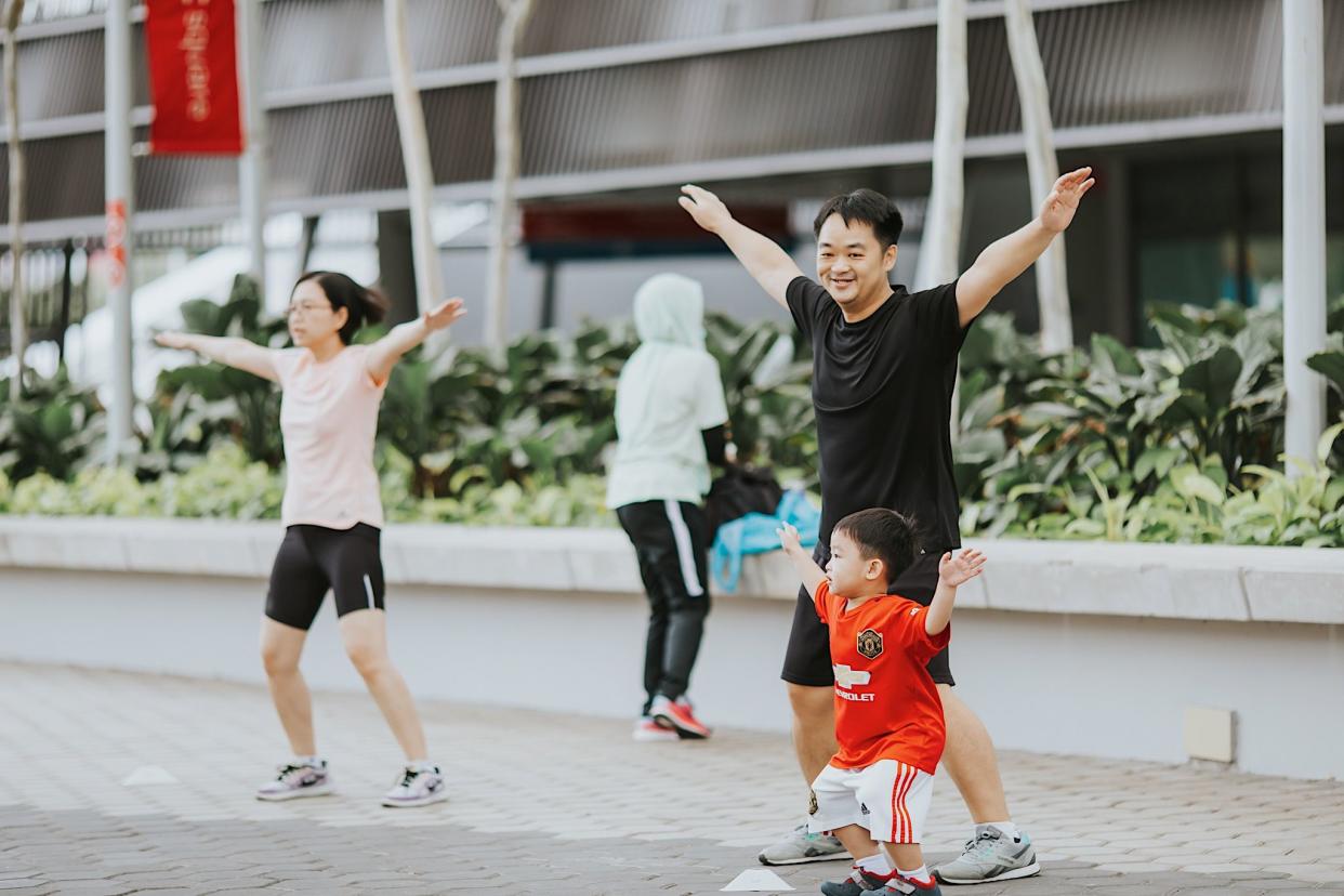 SuperTrail Weekend Speed Walk & Dash at the Singapore Sports Hub. (PHOTO: Singapore Sports Hub)