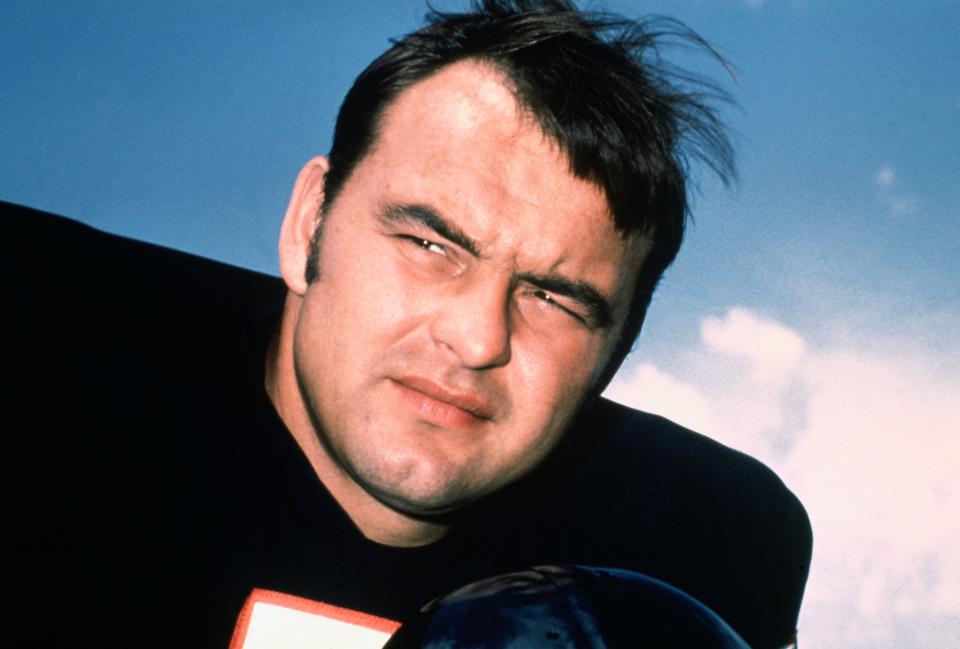 Dick Butkus in a Chicago Bears jersey