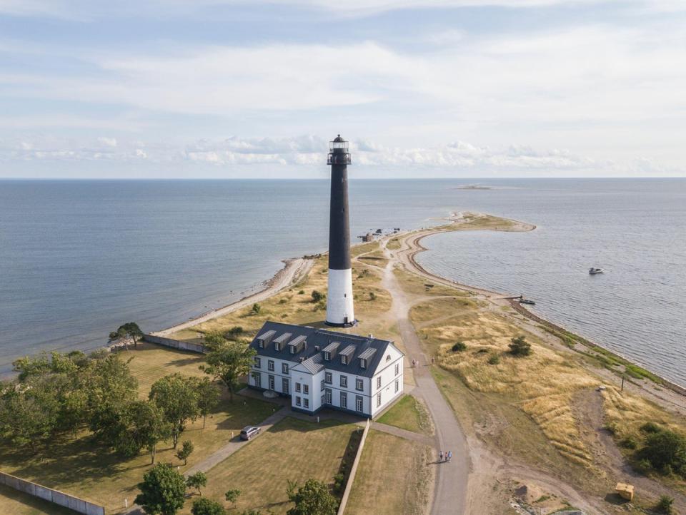 A lighthouse in Estonian coast (Saaremaa island) (Alamy Stock Photo)