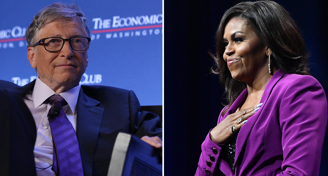 Most admired on the planet: Bill Gates and Michelle Obama (AP)