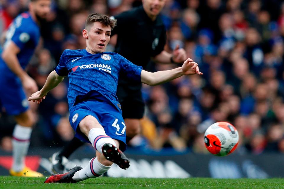 Teenage midfielder Gilmour earned rave reviews for his performances under Frank Lampard last term (AFP via Getty Images)