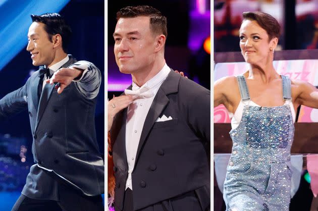 Carlos Gu, Kai Widdrington and Lauren Oakley pictured during last year's run of Strictly Come Dancing