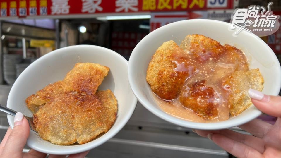 ２大塊肉排＋酥脆筍丁！台中神級「脆皮肉圓」僅50元，再曝美味３吃法