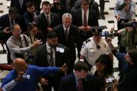 House Speaker McCarthy returns to his office after a procedural vote ahead of the final debt ceiling vote in Washington